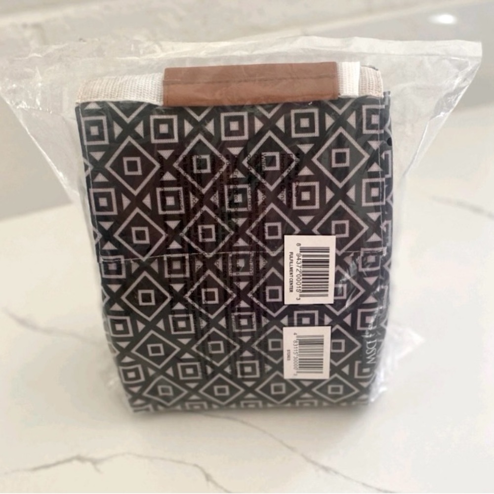 NEW - Thermal Bag | Thermal Lunchbox | Black & White Lunch Bag | Thermal Cooler